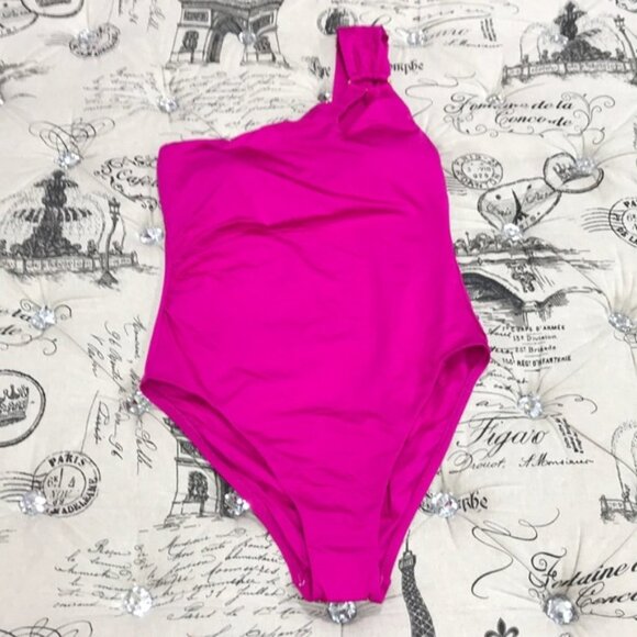 NWOT TRINA TURK Getaway Solid One Piece Swimsuit - Picture 2 of 6